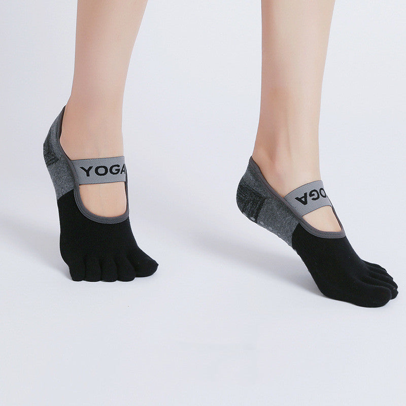 Fashionable Pilates Toe Socks