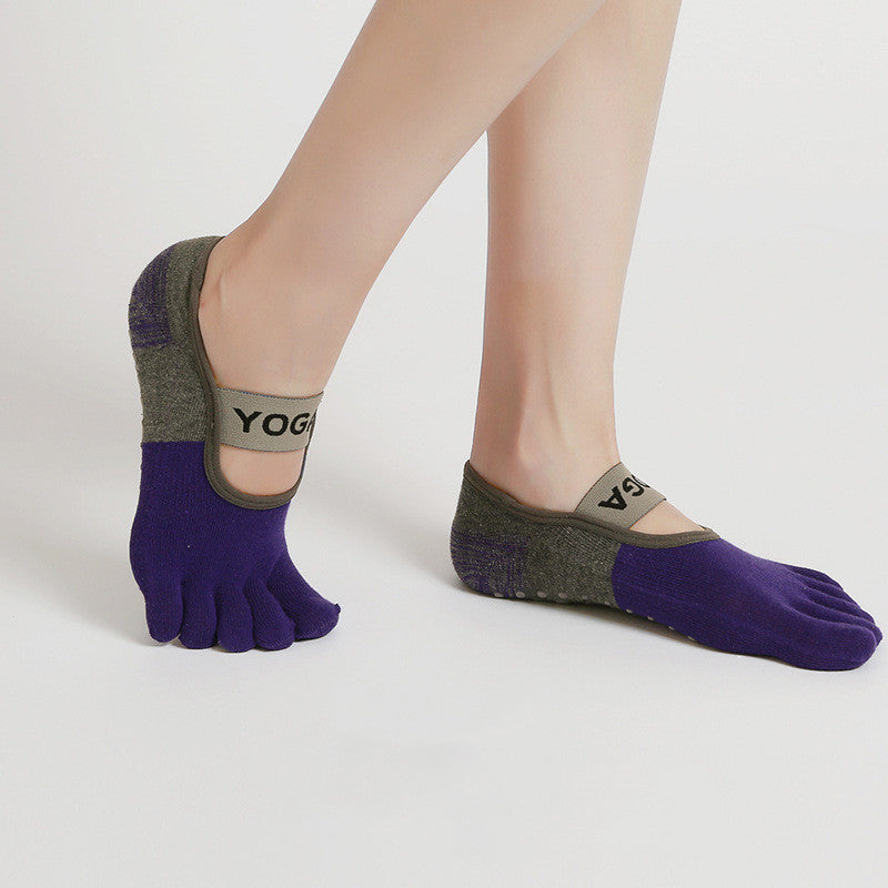 Fashionable Pilates Toe Socks