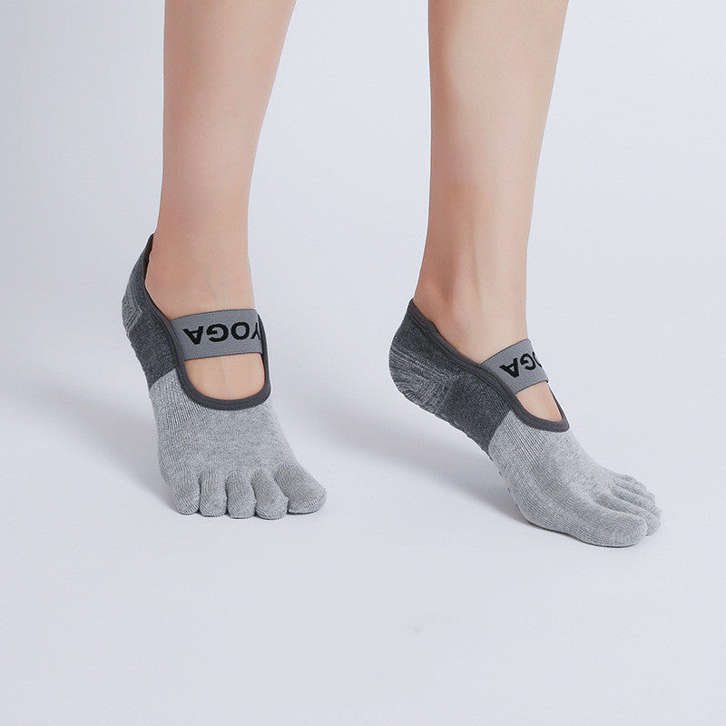 Fashionable Pilates Toe Socks