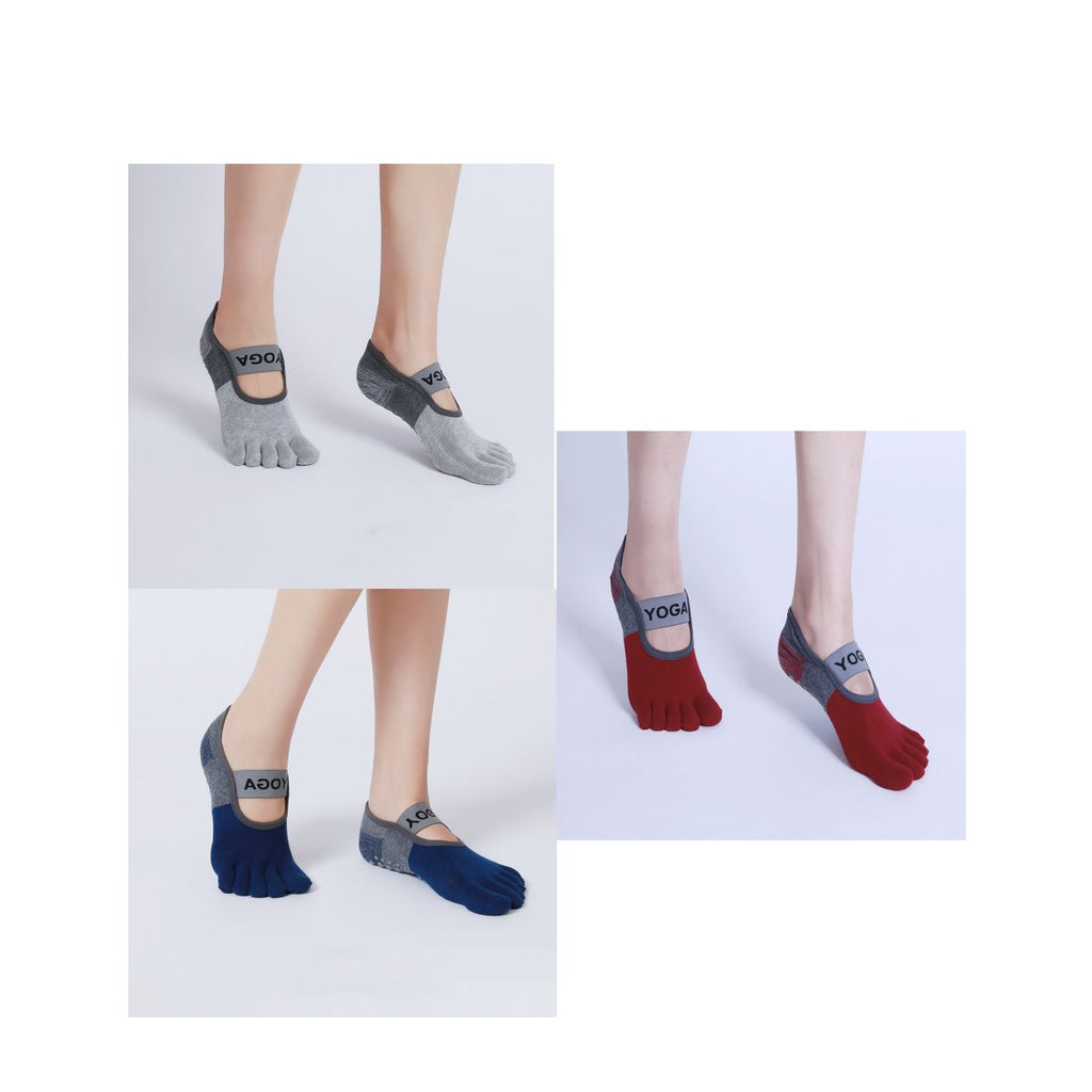Fashionable Pilates Toe Socks