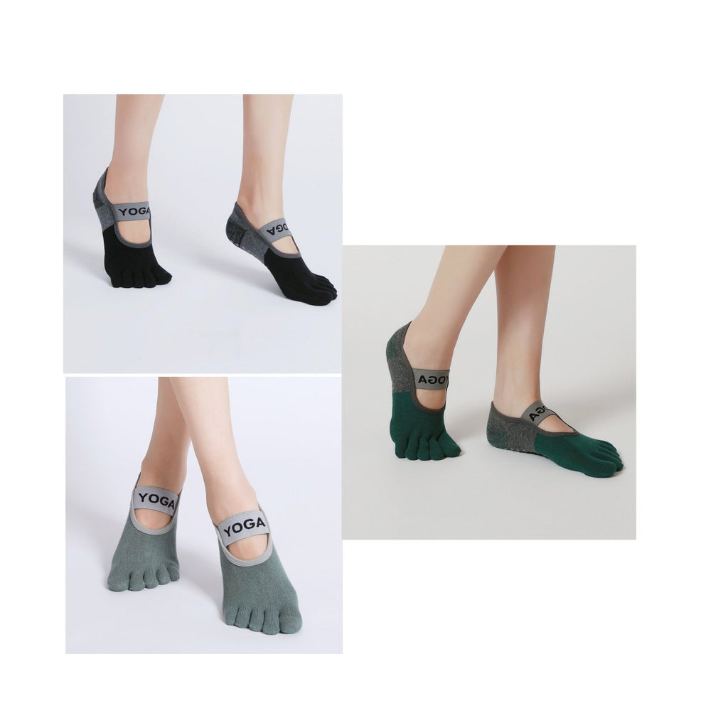 Fashionable Pilates Toe Socks