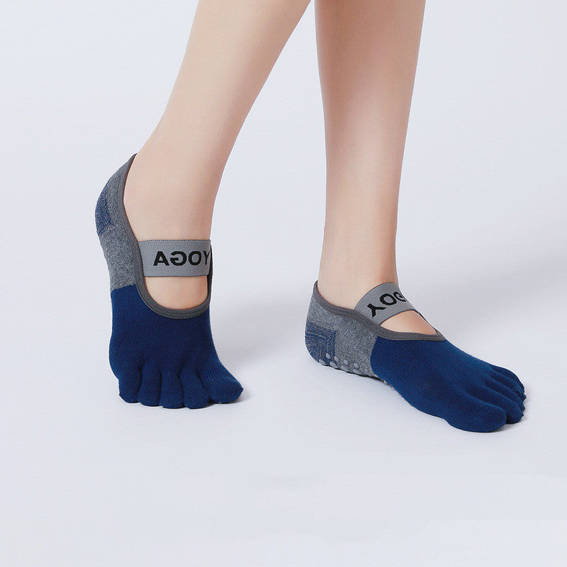 Fashionable Pilates Toe Socks
